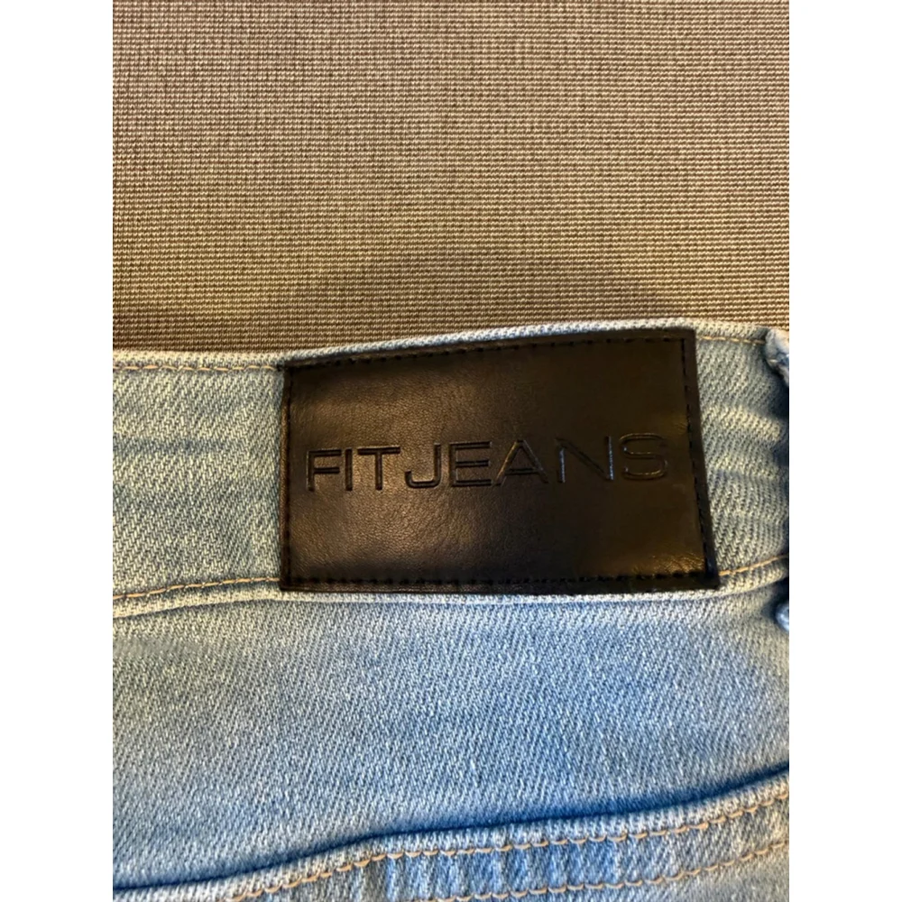 Fitjeans Robinson Wide Denim Pants light wash size small - Picture 4 of 10